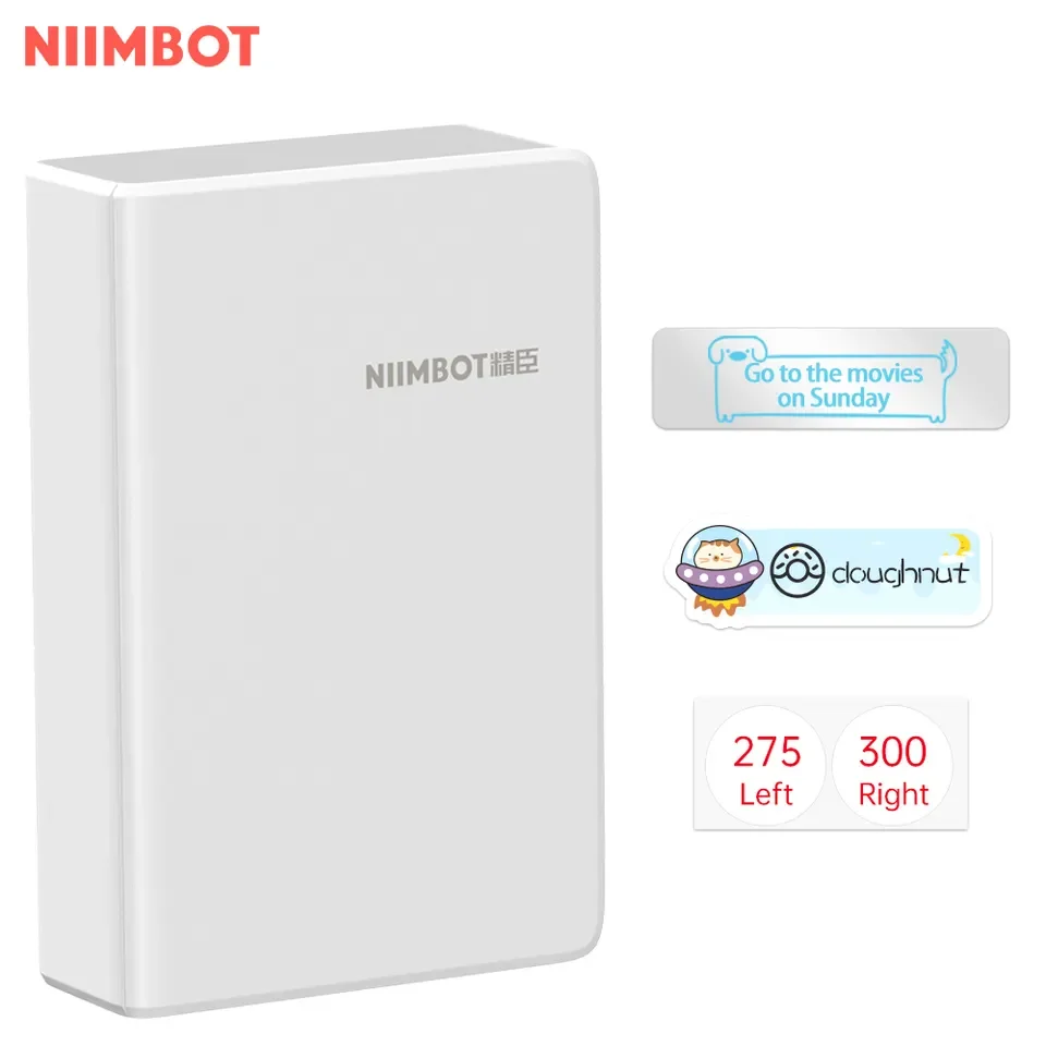 Niimbot B18 Handheld Wireless Small Pocket Color Label Maker Portable Mini Barcode Label Thermal Printers