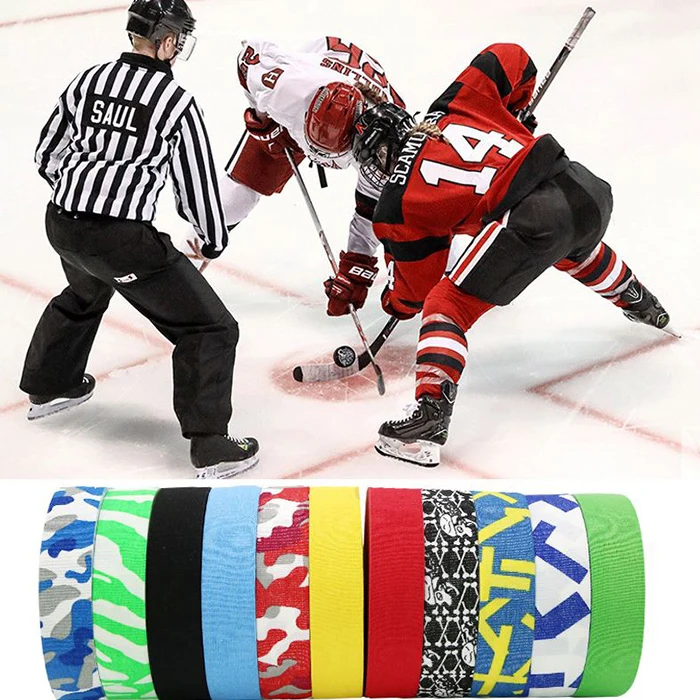 Wholesale 2.5cm x 25m Grip Sticks Tape Cotton Blends Ice Field Hockey Stick Grip Tape