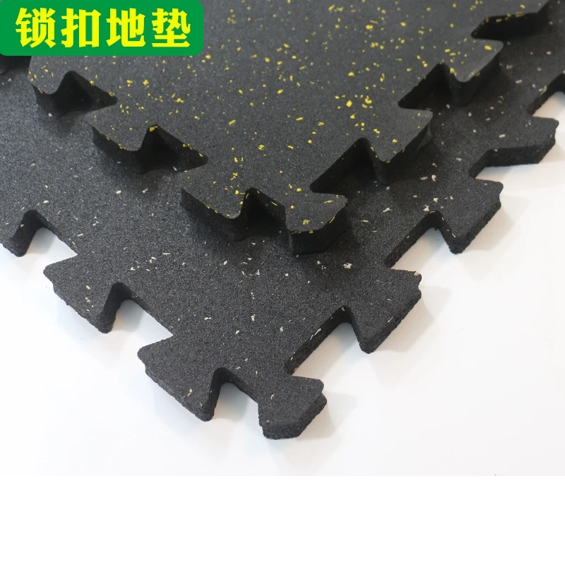 New Gym Interlocking Rubber Tiles / Gym Rubber Floor Rolls / Sports Rubber Mat