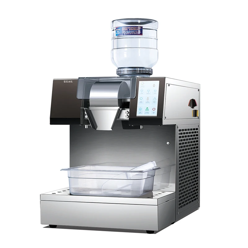 Snow Flake Ice Bingsu Machine New Arrival Water Cooling Auto Bingsu Machine Korean Flake Snow Ice Shaver Machine For Sale