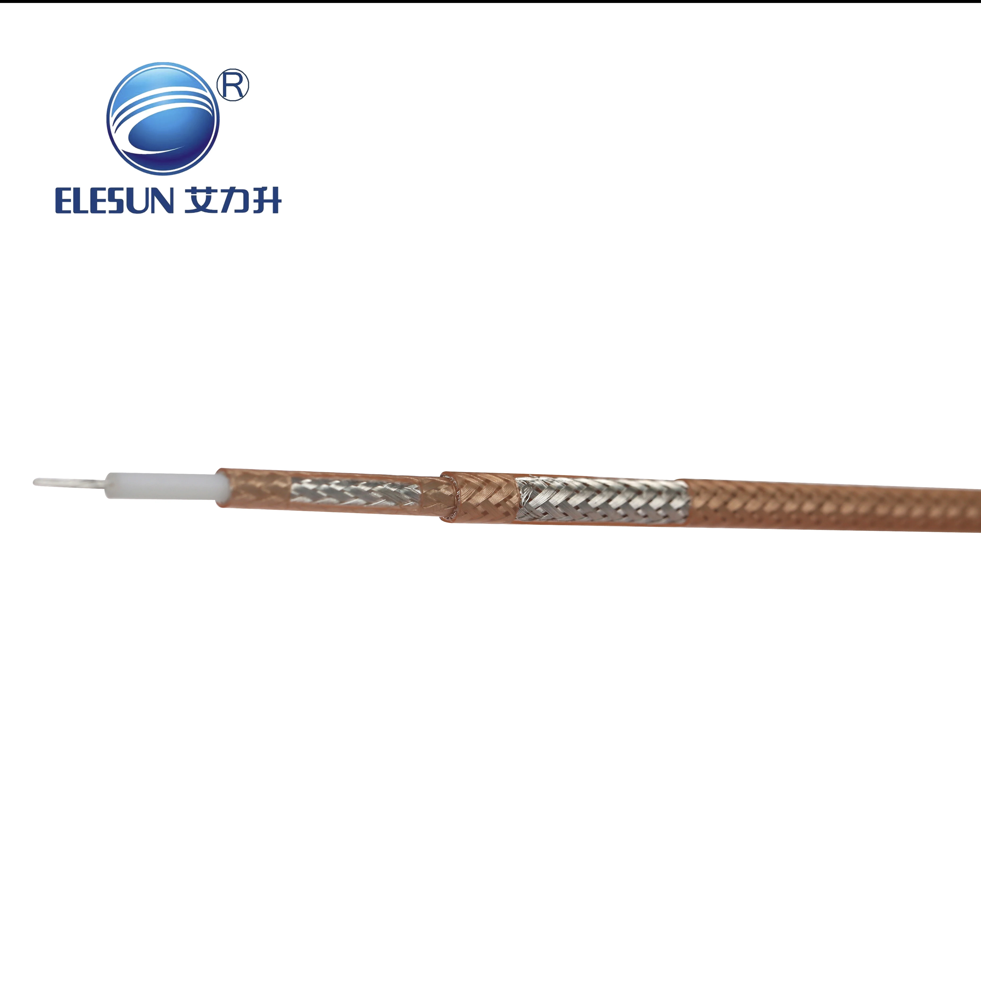 High performance best price RG400 High Temperature Coaxial Cable Double Braiding Shield for communication