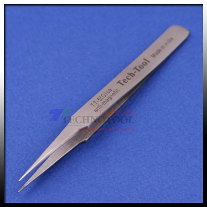 Korea Hot Selling Wholesale price Sharp corners stainless steel extension eyelash applicator tweezers eyelash tweezers