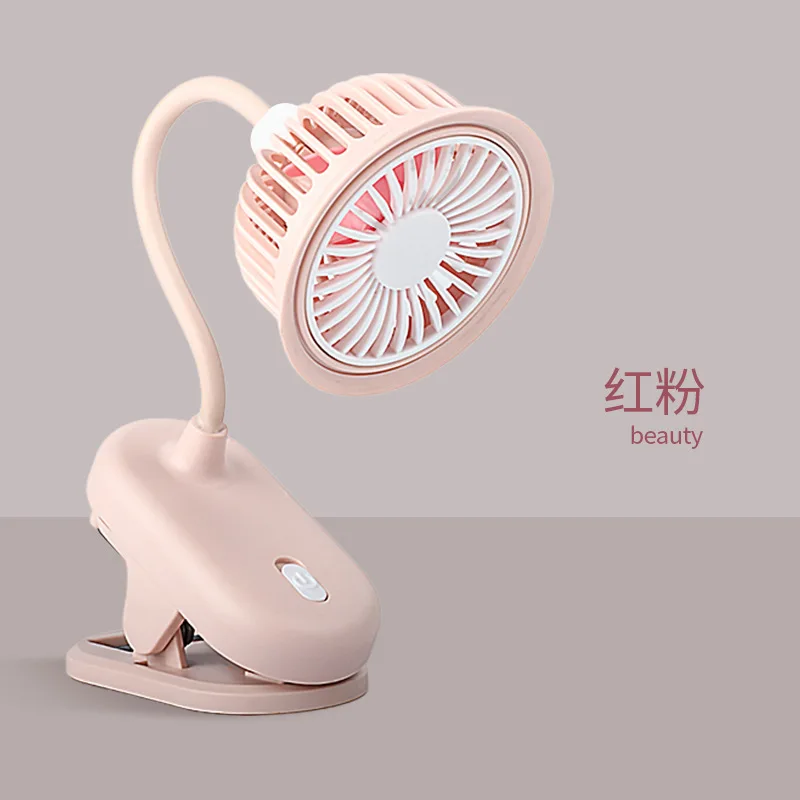 250mah mini desktop fan with softness gooseneck support portable flexibility arm for office student
