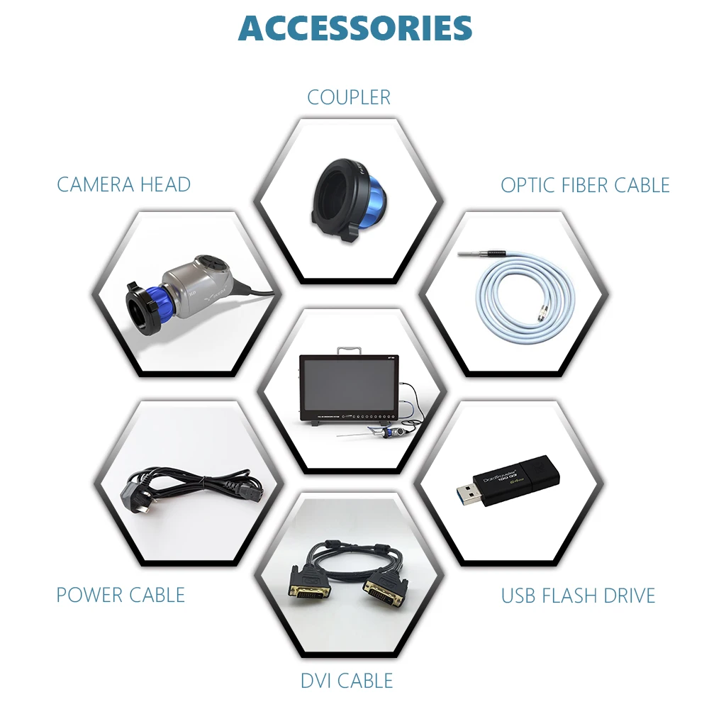 2k Portable Endoscopic Camera Medical Imaging Equipment HD Endoscope Camera  ENT/Laparoscopy/Hysteroscopy/Urology