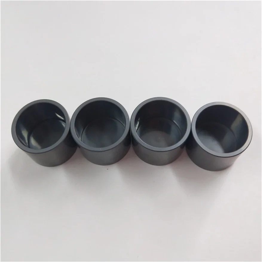 Inner polished SiC Silicon carbide ceramic cup crucible