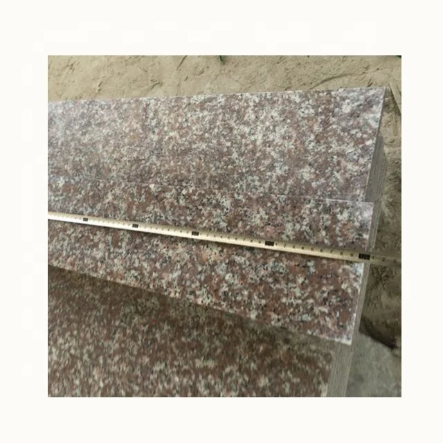 G687 Peach red granite step stones
