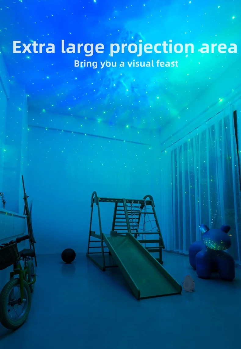 Conch Starry Sky Light Rotating Full Sky Star Projector Bluetooth  Atmosphere  Intelligent Night Light