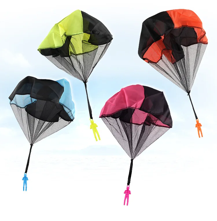 Hand Throwing Parachute Toy Kids Outdoor Funny Game Play Toys For Children Fly Soldier Parachute Sport Toy For Kids