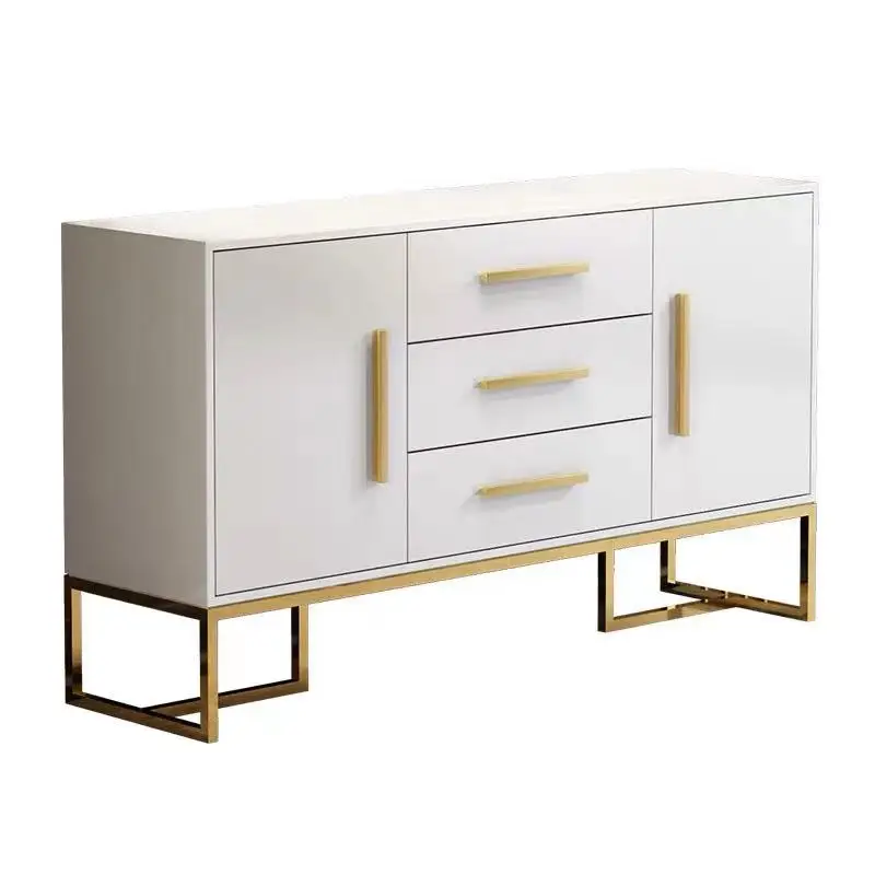 Dinning room side cabinet combination modern extremely simple light luxury white side cabinet