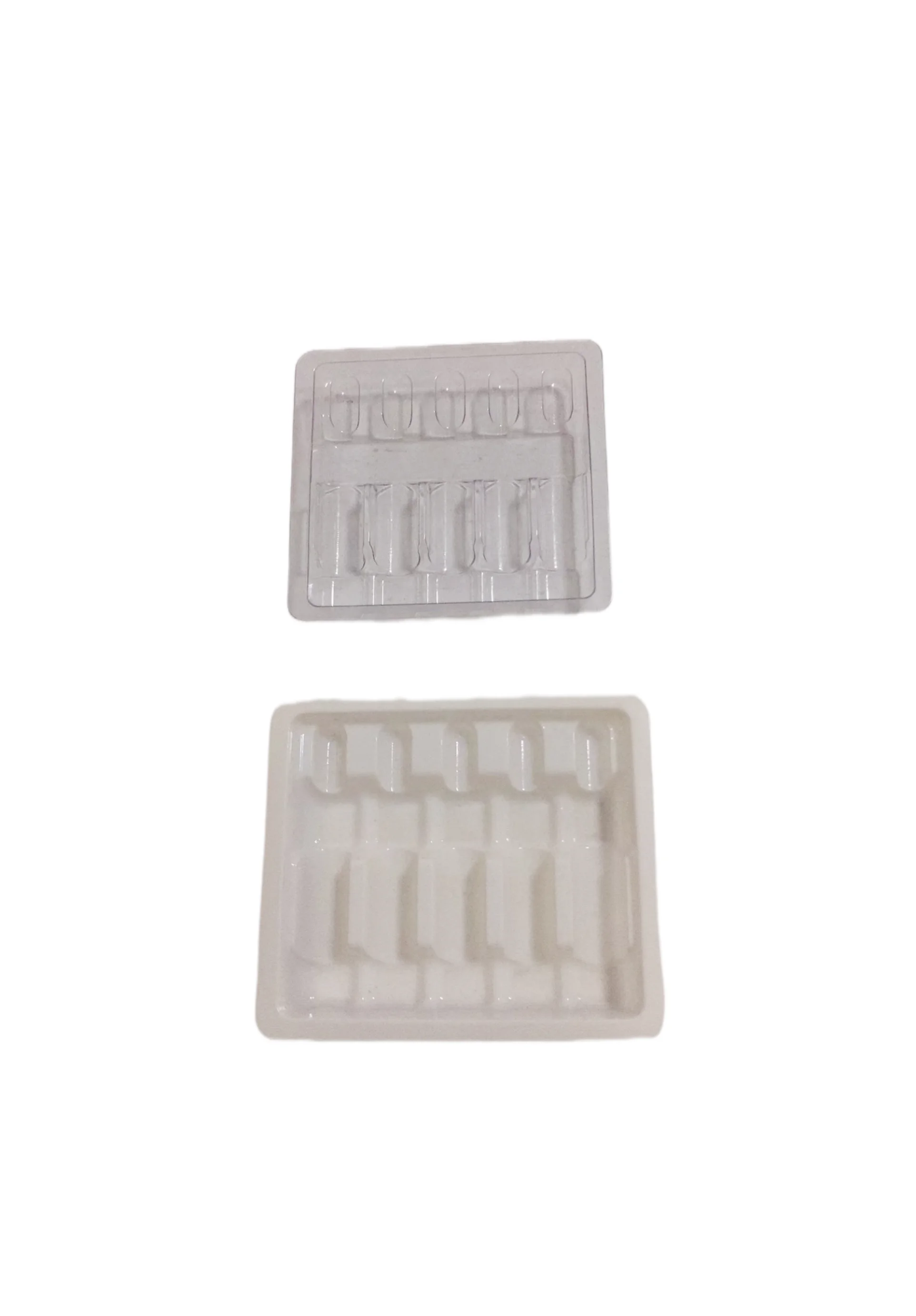 1ml/2ml/3ml/5ml/10ml medical ampoule glass blister plastic packaging tray for ampoule & vial