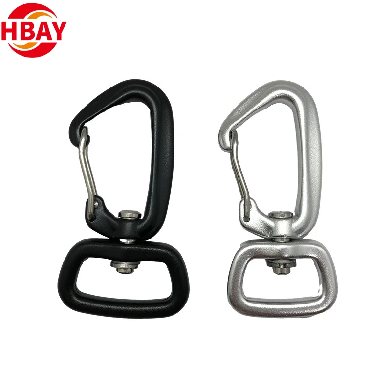 Aviation aluminum simple pet buckle traction rope dog buckle pet hook kite 360 degree rotating hook aviation aluminum buckle