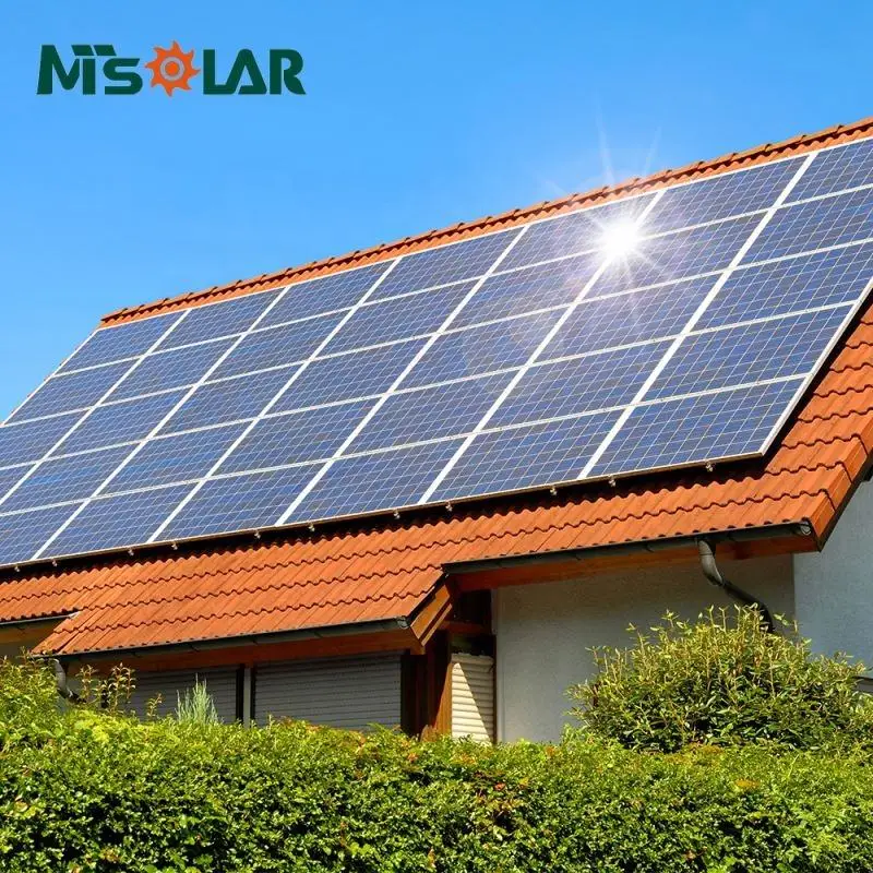 Renewable energy easy installation distributed 4kw solar system for home