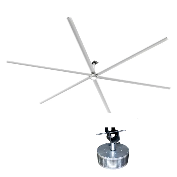 16ft 18ft 20ft  big size HVLS fans single phase electric motor assembly
