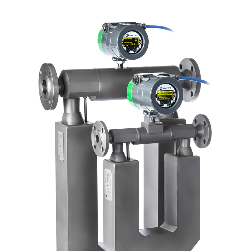 Coriolis Mass Flow Meter Frost Resistant OLED Display +-0.3kg/m3 8 - 315 Kg 12 Months AC85-265V HART, ISO Flomac-1-002 ELMETRO