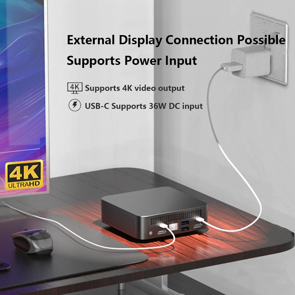 Бренд Bestoss портативный AMD 9 5900HX Octa Core настольный мини-ПК игровой компьютер 16 ГБ 32 ОЗУ Ультра маленький геймер мини ПК