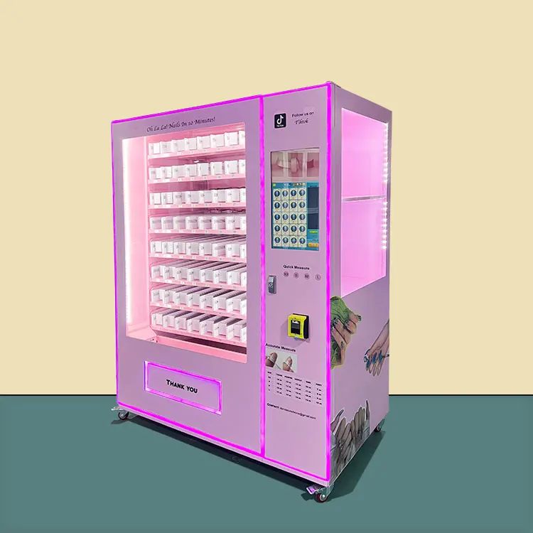 High Quality big vending machine with pusher rod Personalized appearance cosmetics vending machine for small business