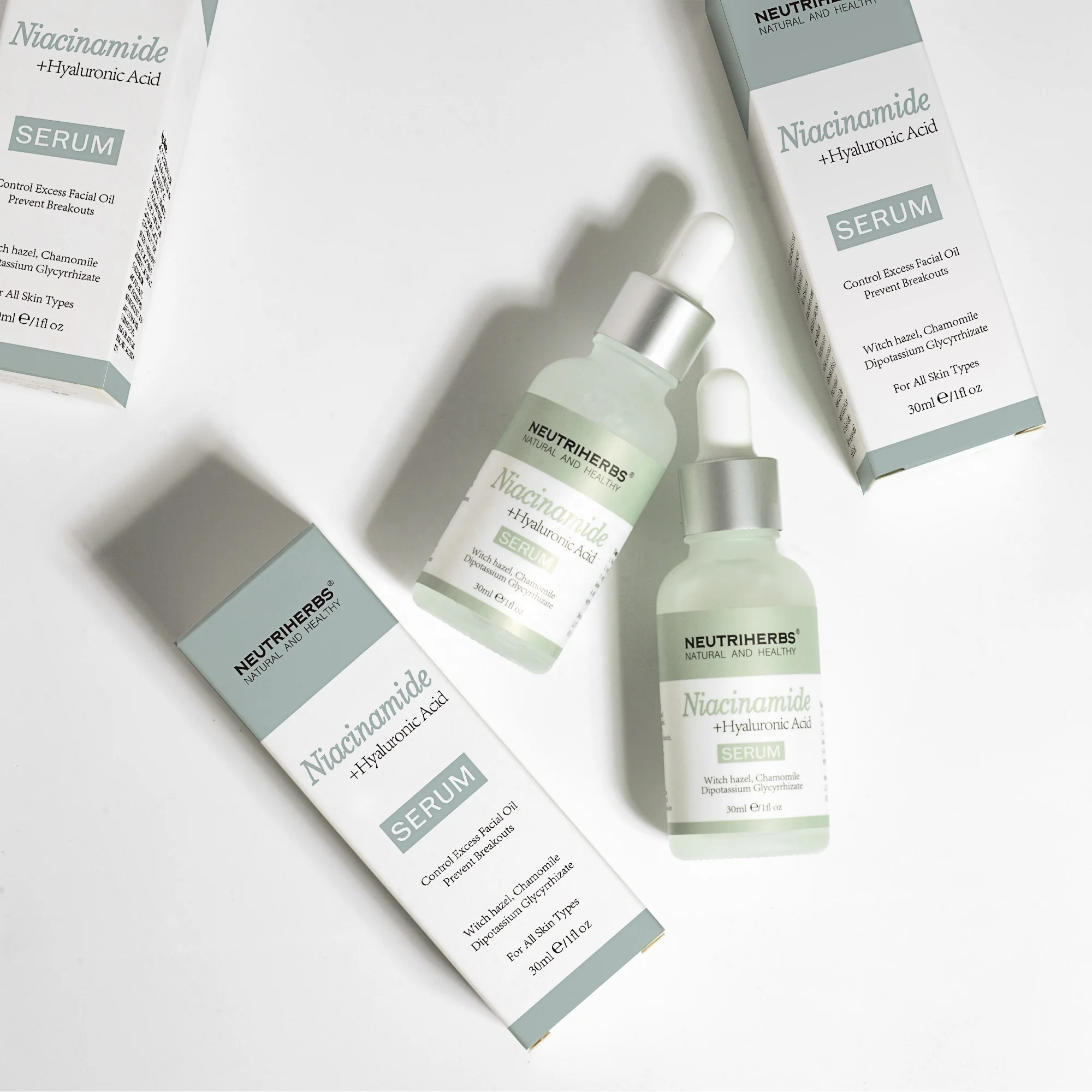 Private label Skin Care Anti Aging Serum Whitening Facial Niacinamide Hyaluronic Acid Serum Vitamin C Skin Care Serum for Face