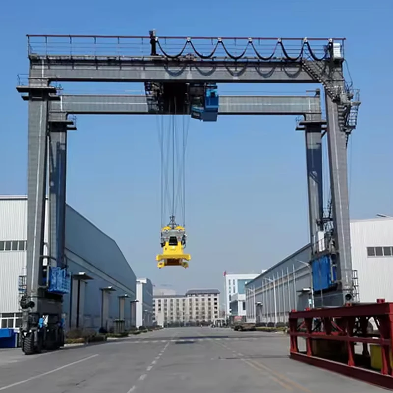 20 ton 40 ton rtg crane 50 ton containers terminal Rubber Tyre Gantry Crane straddle carrier price