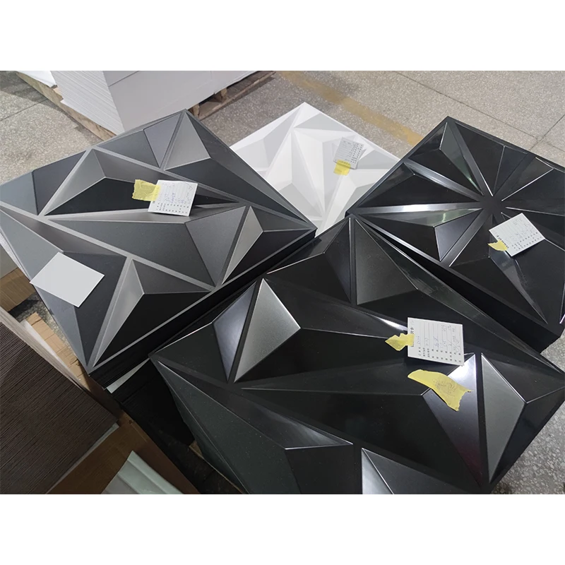 Wholesale Waterproof Paintable PVC 3D Wall Panels wall Living Room finishings origin china