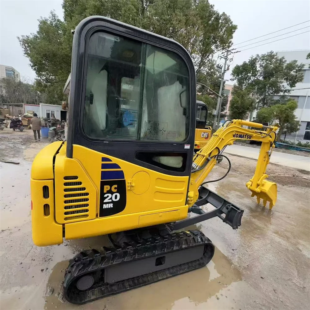 Komatsu Used PC20MR-3 2Ton Excavator Mini Digger for Small Projects 5Ton Operating Weight with Core Engine Cheap Sale