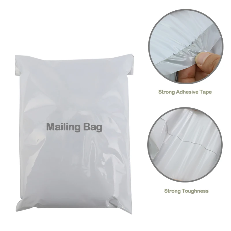 Custom Color Printed Poly Mailer Clothing Groceries Packages Shipping Plastic Mailing Bag