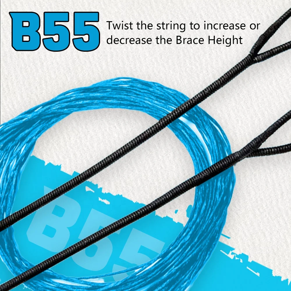 Old Mountain Archery 2023 New B55 Customized Bow String Bow and Arrow String Recurve Bow Fast String