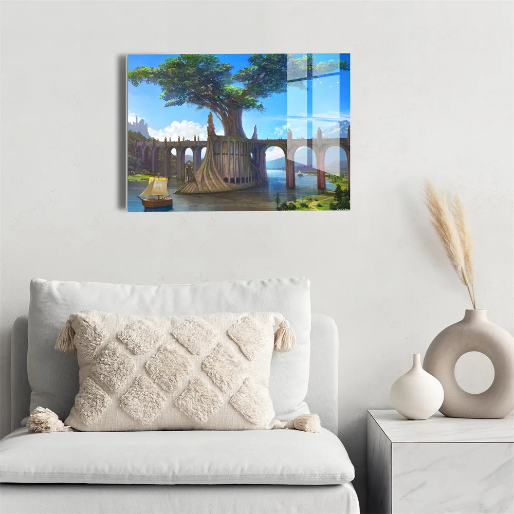 Small Quantity Wholesale Crystal Clear Modern Wall Art Painting Posters And Acrylic Prints Wall Art