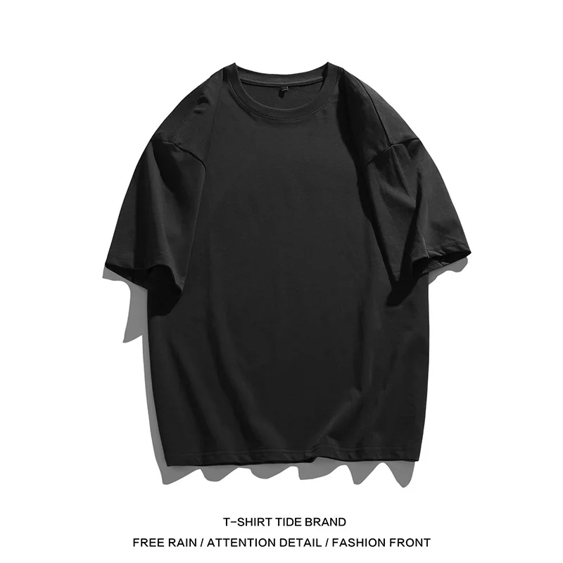 180gsm custom wholesale 50 poly blank organic 50% cotton 50% polyester t-shirts printed