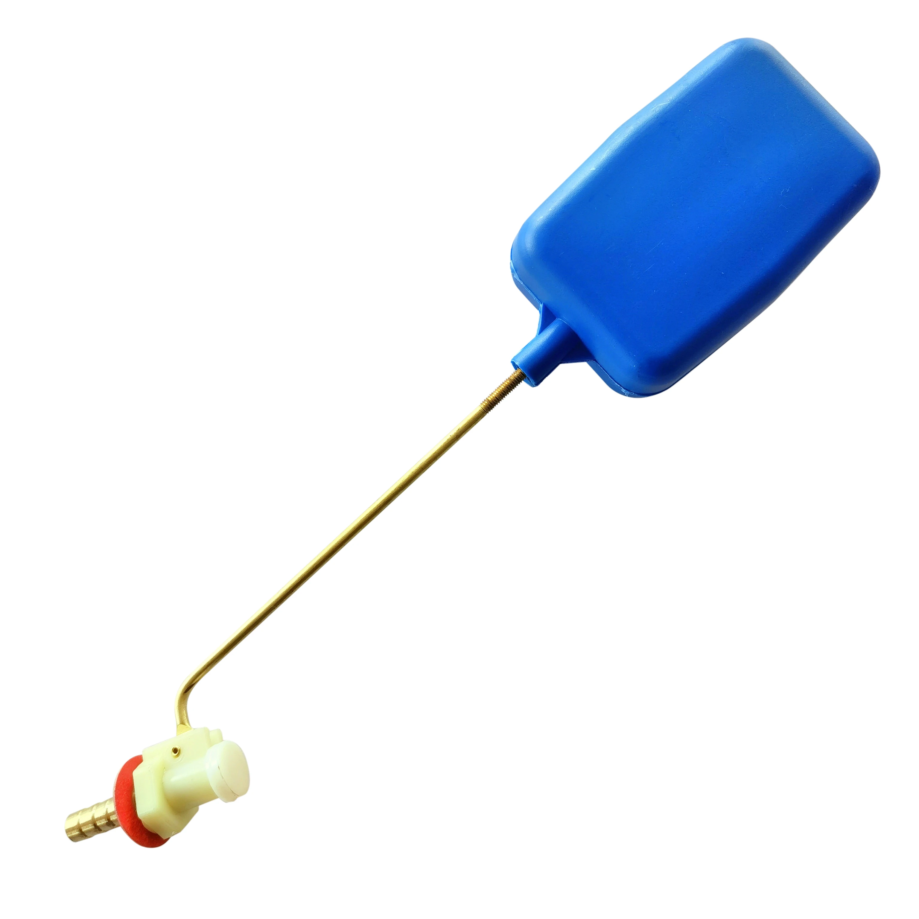 1/4 inch air cooler plastic mini brass float ball valve with blue plastic ball