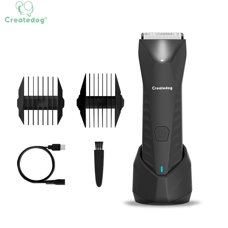New Professional Skin Safe Rechargeable Manscaping Grooming Electric Clipper waterproof Body Groin Hair Trimmer