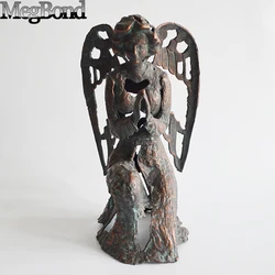 Чугунная садовая Статуя Ангела, статуя ангела для сада