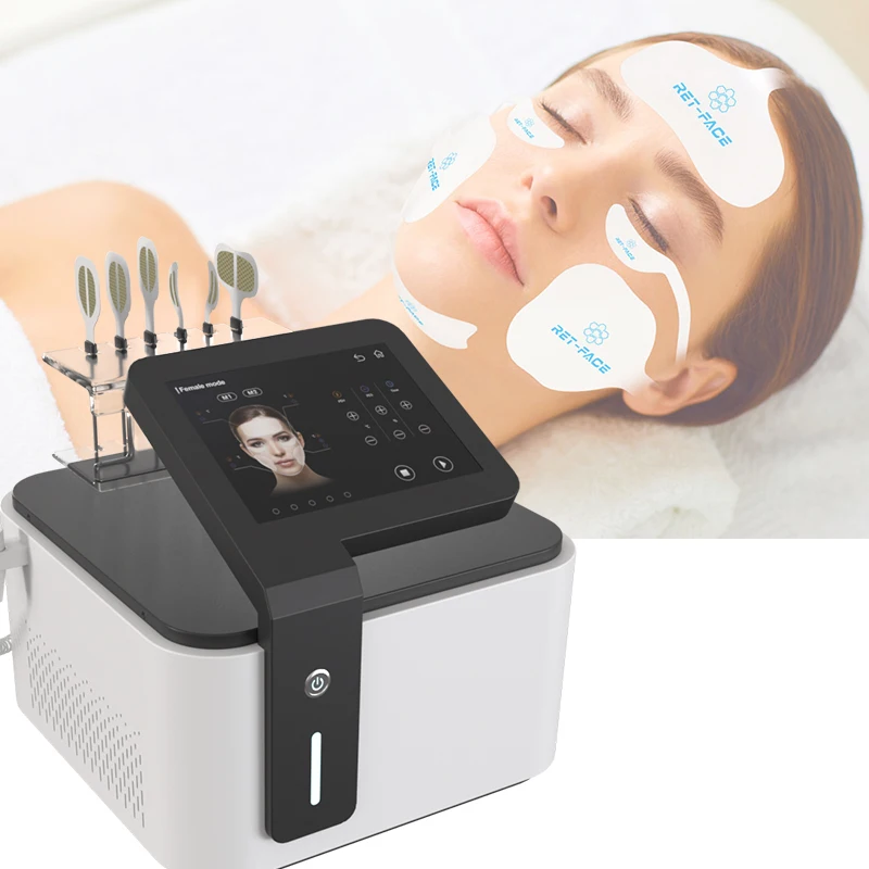 Forehead Lifting Machine Pe Rf Face Skin Tightening Ems Pads for Beauty Salon