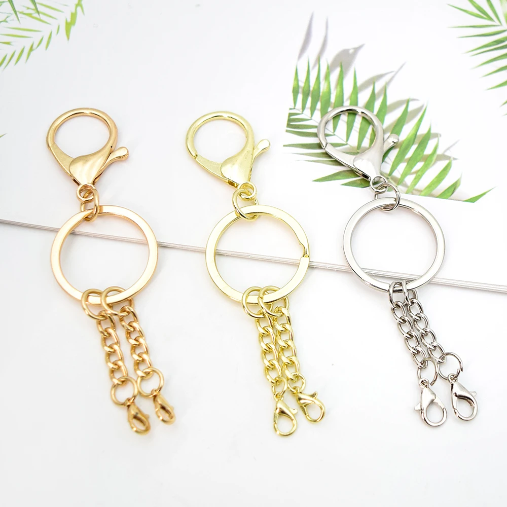 2024 Trending Gold Lobster Clasp Fashion Toy Doll Keychain Metal Keychains With Ring