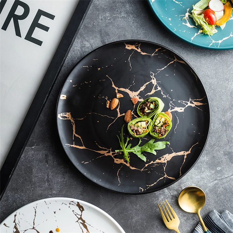 The latest design hotel used porcelain food dessert pasta serving plates