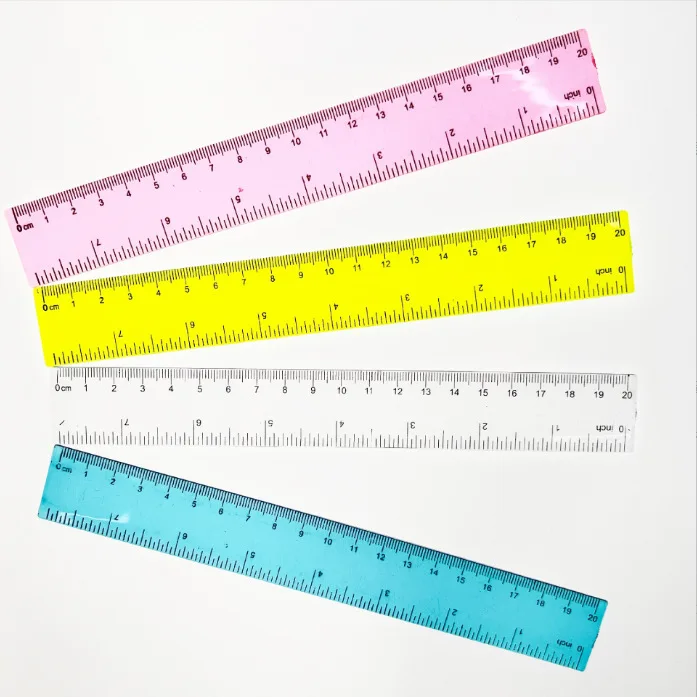 10CM 15CM 20CM 30CM Plastic Straight Ruler for School Stationery