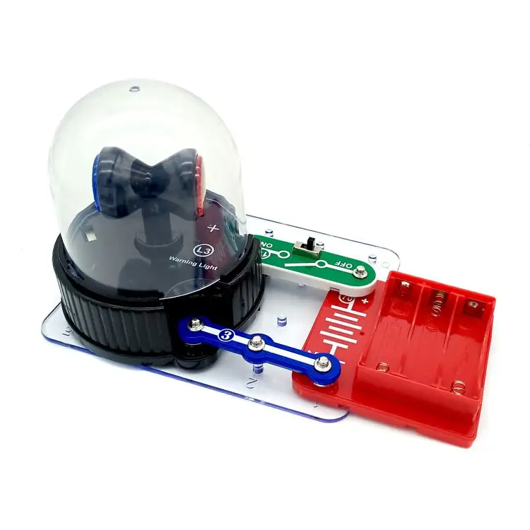Stem Student Handmade Toy DIY science and technology small invention electric alarm lamp toy physical experiment Material bag