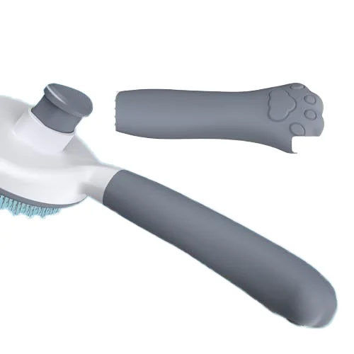 Hot Selling One-Button Handle Combs Sustainable Dog and Cat Bristle Hair and Scalp Massager Shampoo Removal  Cleaning