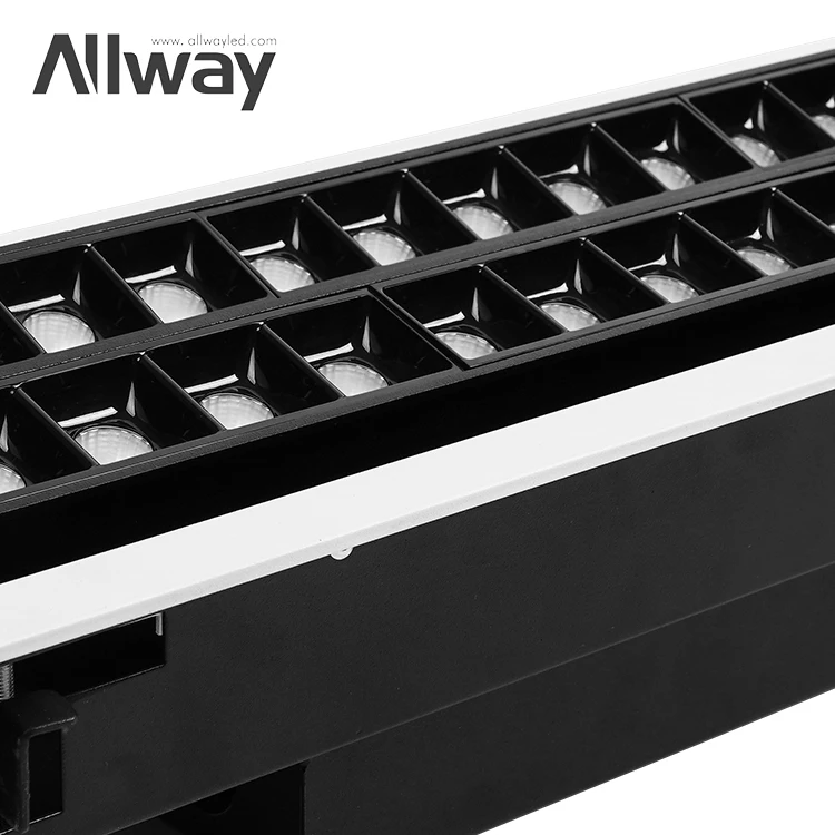 Алюминиевый корпус для дома Allway SKD покрытие ПК с антибликовым покрытием Потолочный встраиваемый 20 Вт 30 линейный светодиодный светильник