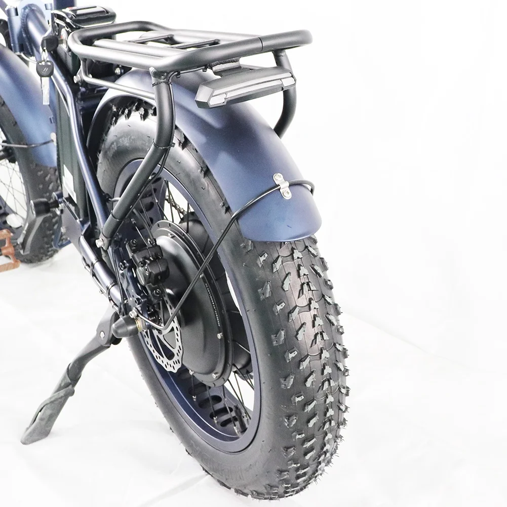  Высококачественный электрический велосипед RJ EBIKE 20 дюймов 1000 Вт складной с толстыми