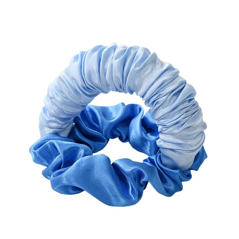 Wholesale Luxury Imitated Silk Fabric Hair Curler Custom Logo No Heat Traceless Portable Hair Curler