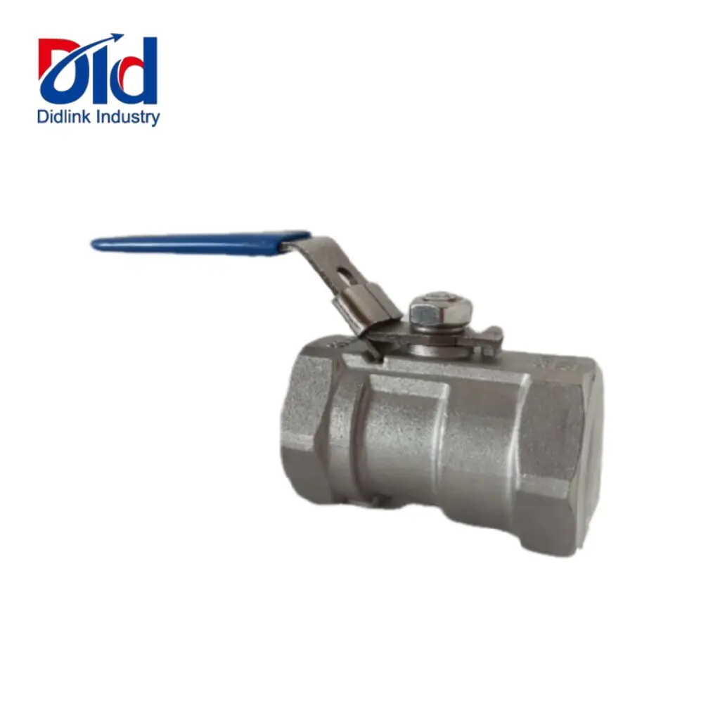 one pcs Ball Valve Female Threaded SS304 316  Stainless Steel Ball Valve handle control