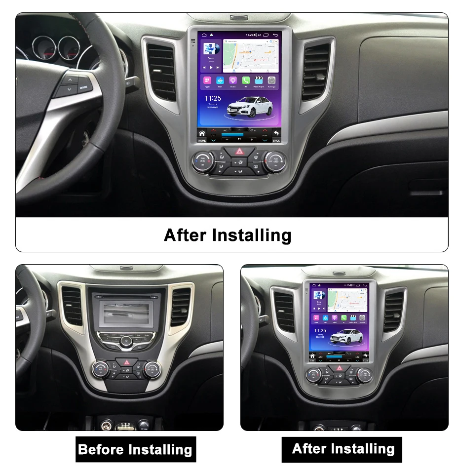 MEKEDE touch screen 9.7 inch car radio car-play auto gps navigation DVR rear camera for ChangAn CS35 2013-2017