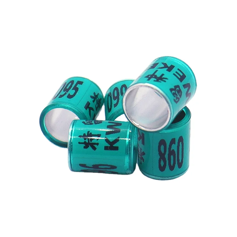 100pcs/bag Pigeon Racing Rings Identification Rings 7.5*11.5mm Other Pet Products Sustainable TV Shopping Not Support for Birds