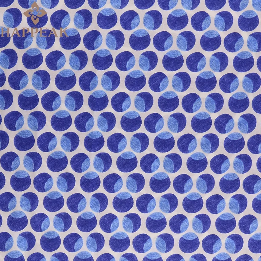 High Quality 60s Cotton Voile Fabric Custom Printing Polka Dot Cotton Fabric for Clothes