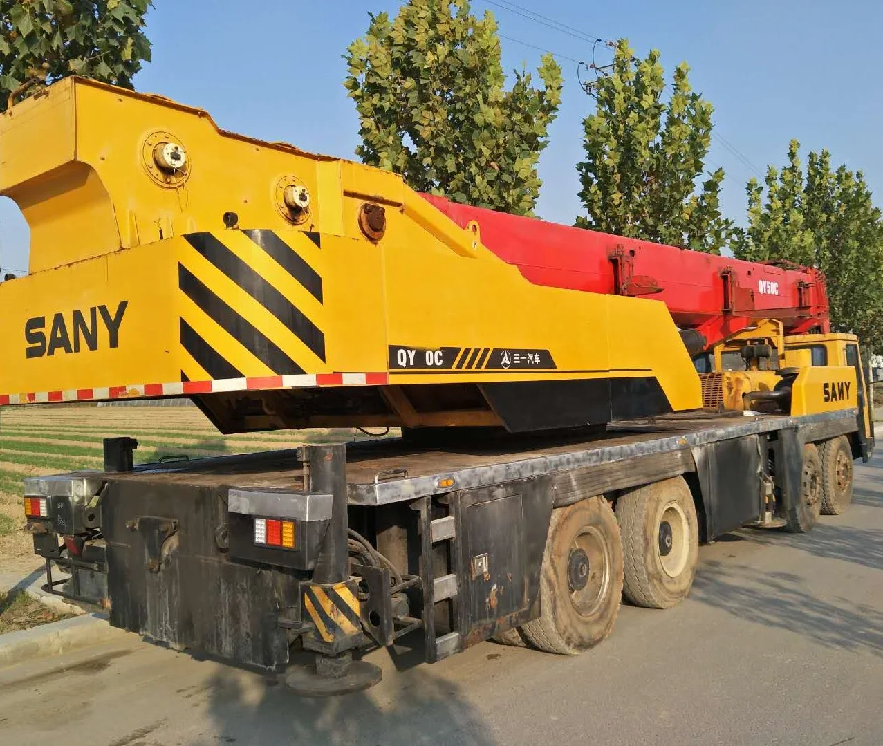 Used in a good condition Original China Sany 50t truck crane,Used 50 ton Sany STC500 truck crane for sale