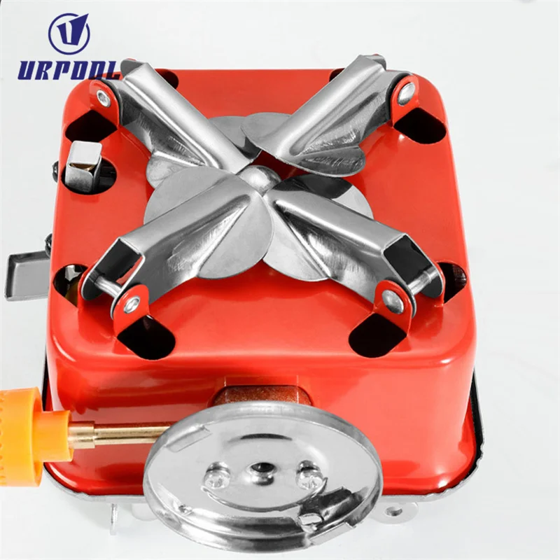 Outdoor Kitchen Propane Butane Stove Portable Lightweight Custom Logo Stove Camping Folding Gas Stove