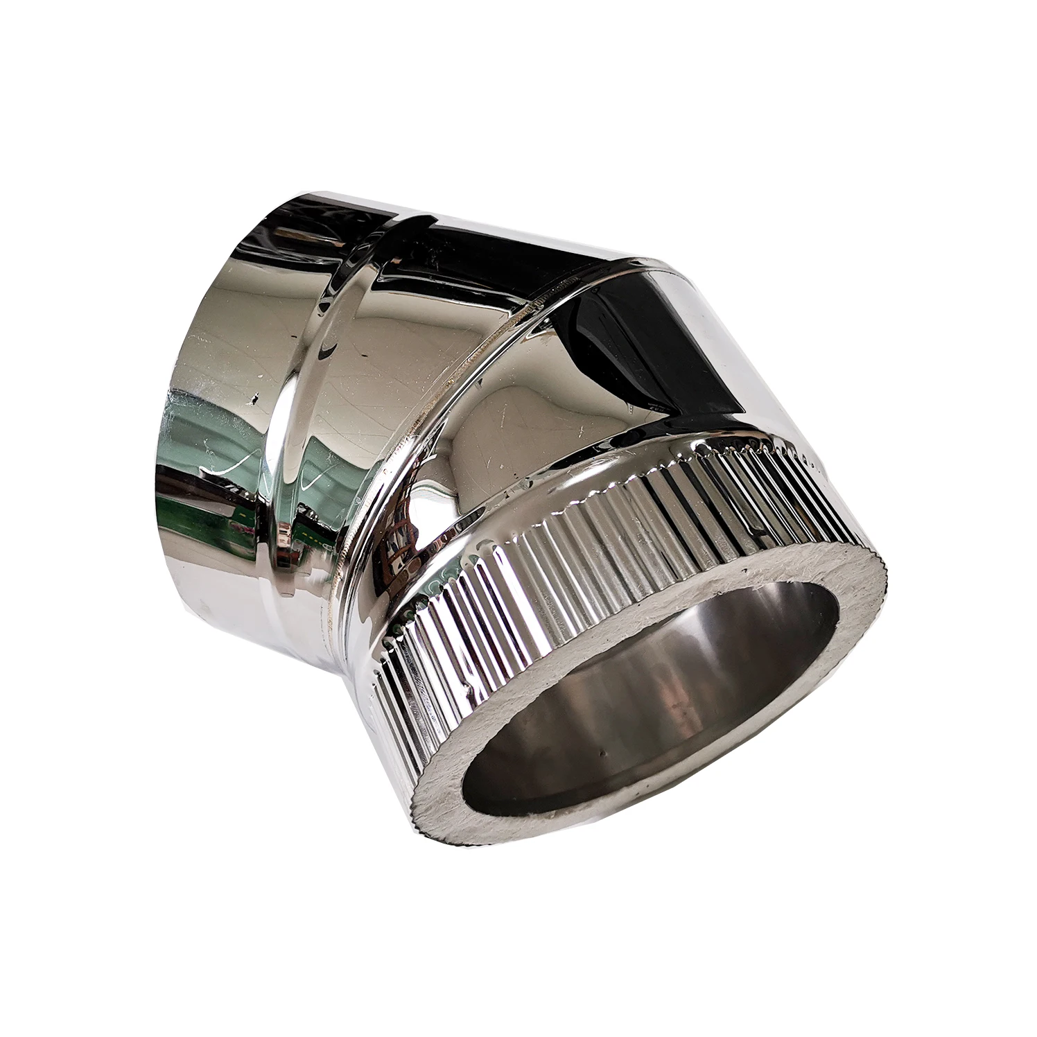 Factory Fireplace chimney stainless steel pipe 30 degree elbows 90 degree elbows 45 degree elbows for double wall chimney system
