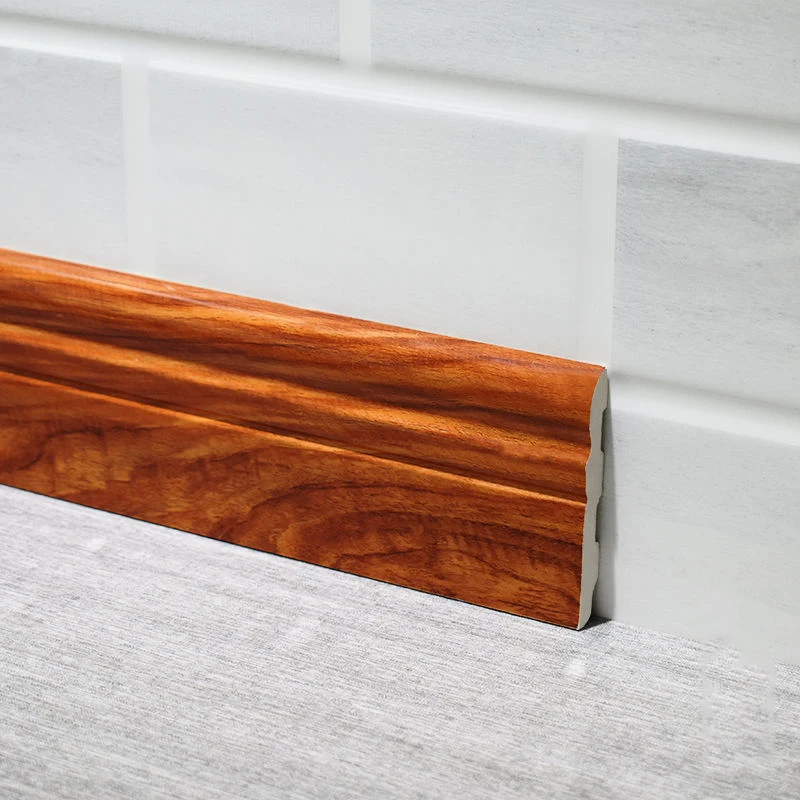 Quick Customization Anti-Moth Stone Colour 2Mm Mdf Baseboard Skirting For Kitchen Cabinet