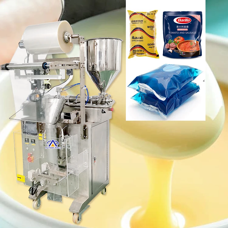 CE approved Automatic feeding Fruit Jam/Honey/Paste/Ketchup/Mayonnaise Chocolate Liquid Packing Fill And Seal Machine