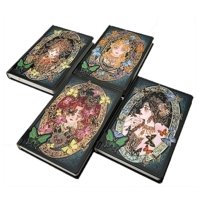 Premium Quality Printing Gold Stamp Durable Matte Hot Stamping Hardcover Writing Paper Notebooks Customizable